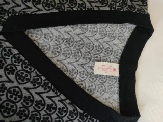 Vestido invierno estampado manga larga