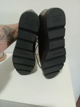 Zapatos de plataforma negros mujer Total mente nue