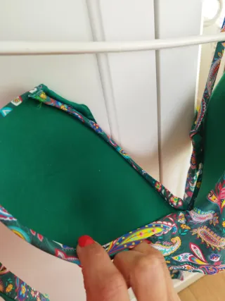 Bikini Calzedonia Talla 90 Estampado Paisley