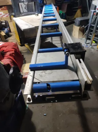 Tope medidor camino de rodillos