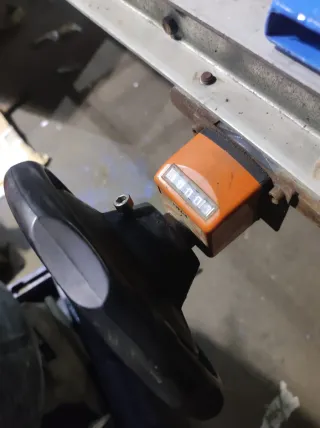 Tope medidor camino de rodillos