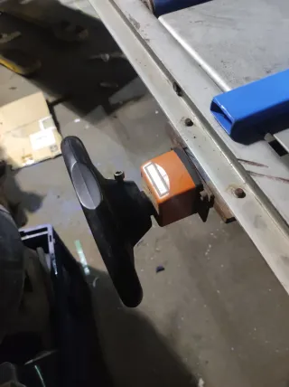 Tope medidor camino de rodillos