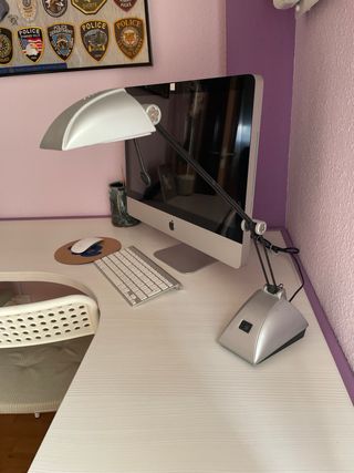 Flexo de escritorio gris