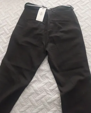 Pantalón de vestir negro Stradivarius