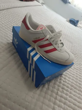 Zapatillas Adidas Gazelle JH5399 Blanco