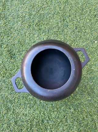 Juego Fondue Hierro Fundido Negro y Rojo