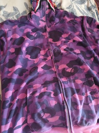 Sudadera BAPE Morada Camuflaje