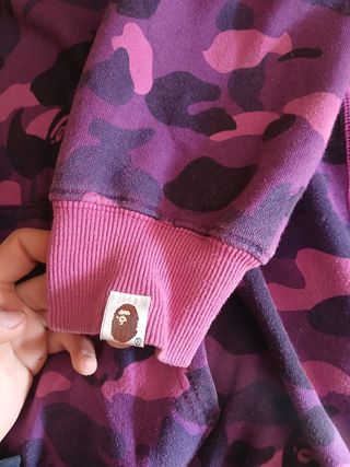Sudadera BAPE Morada Camuflaje