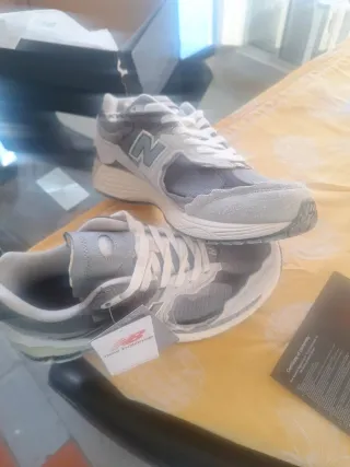 Zapatillas New Balance Gris/Blanco
