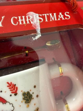 Taza Navidad Santa con Cucharita