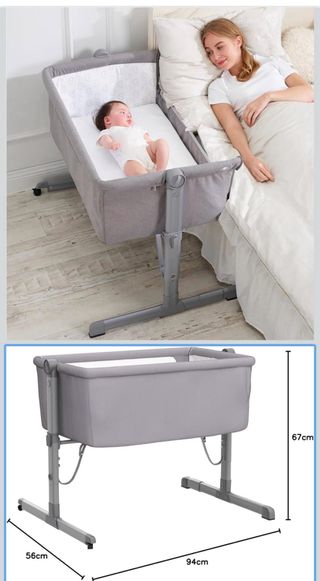 Cuna Colecho Gris