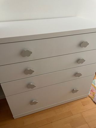 Cómoda infantil con cambiador