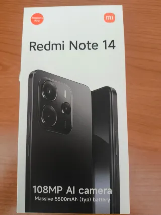 Xiaomi Redmi Note 14 Nero 108MP 8GB RAM 256 ROM