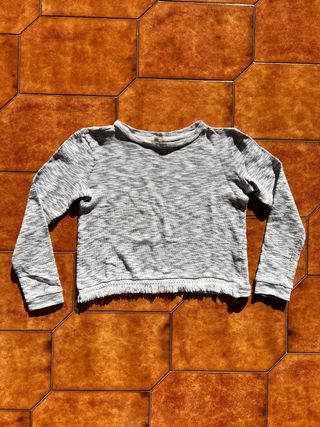 Maglioncino OVS grigio con frange - Taglia XS