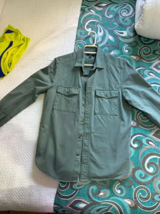 Sobrecamisa verde hombre Kiabi