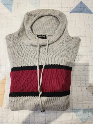 Jersey INSIDE gris con rayas L