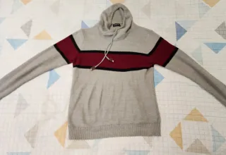 Jersey INSIDE gris con rayas L