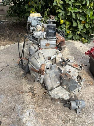 Motor clásico con caja de cambios