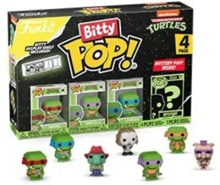 Funko Bitty POP, TNMT 4 figuras - Tortugas Ninja