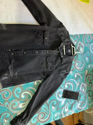 Sobrecamisa negra Zara hombre