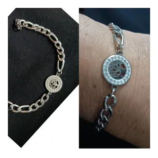 Pulsera Acero Inoxidable Árbol de la Vida