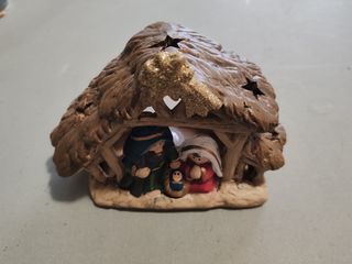 Presepe piccolo in ceramica
