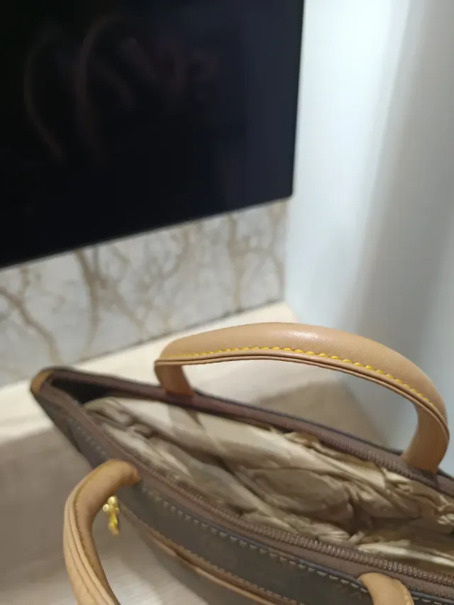 Bolso El Potro Marrón y Beige Nuevo