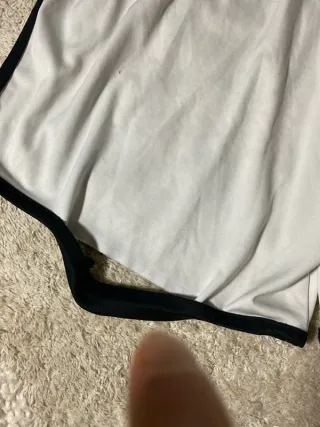 Adidas black white short sport sportswear training