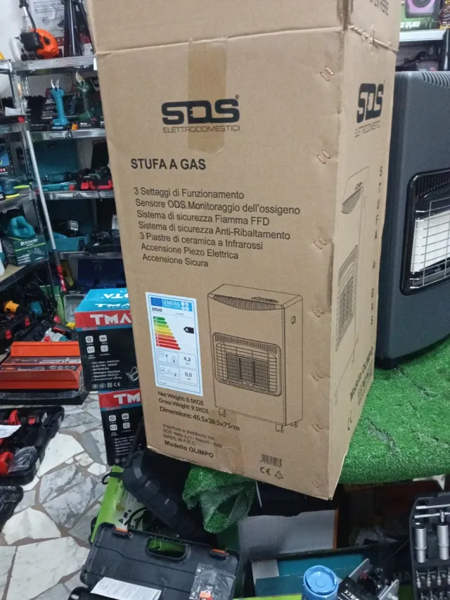 Stufa a gas SDS Modello Olimpo