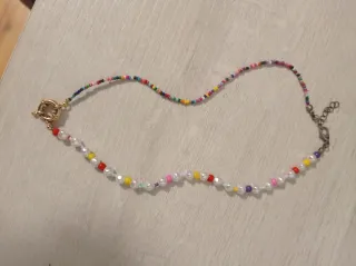 Collar chica perlas y cuentas