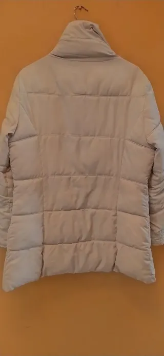 Anorak beige acolchado