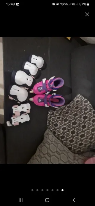 Patines y protecciones infantiles