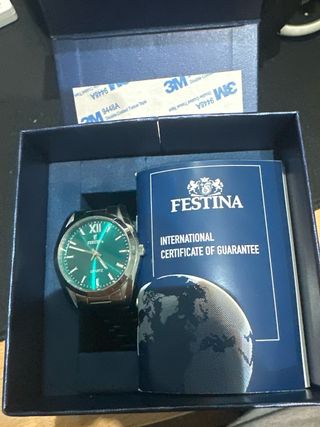 Reloj Festina Acero Esfera Verde