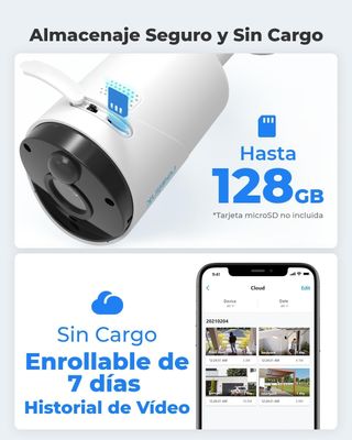 Cámara de vigilancia Reolink 2K para exteriores