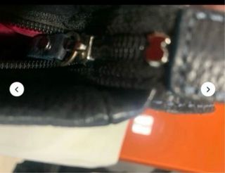 Bolso Tous Piel Negro y Turquesa