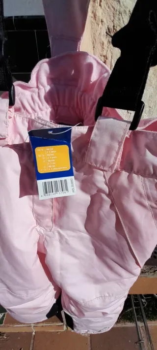 Pantalón de esquí niña T. 2-4 años