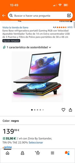 Refrigerador portátil Llano RGB