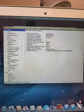 MacBook Air 2012. Necesario cambio de bateria