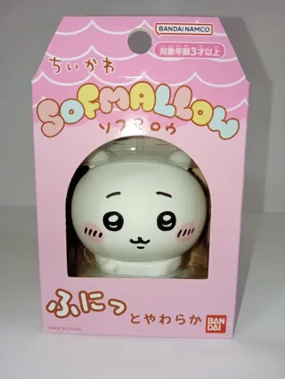 Chiikawa Sofmallow Squishy Toy Figure Bandai