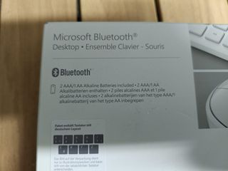 MICROSOFT Teclado (ALEMAN) + Raton Set Bluetooth Negro