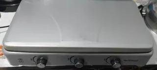 Cocina de gas portátil 3 fuegos