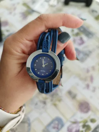 Reloj Go Mujer Azul y Plateado