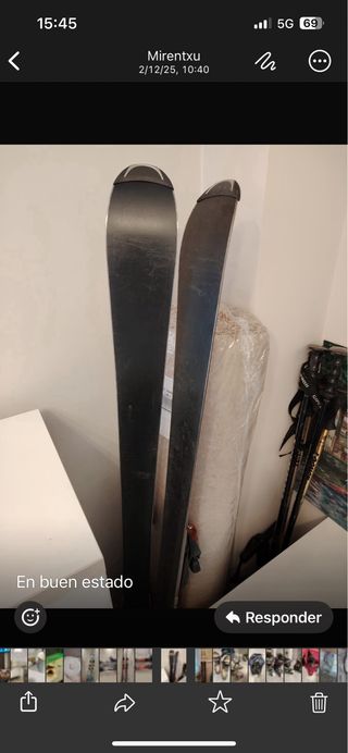 Esquís ATOMIC 1,73m