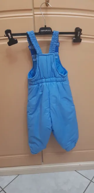 Salopette da neve bambino/a azzurra