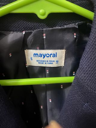 Chaqueta vestir azul niño Mayoral talla 5