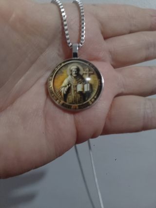 Collar San Benito 60cm Plata