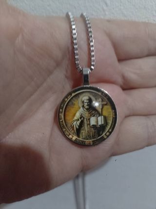 Collar San Benito 60cm Plata