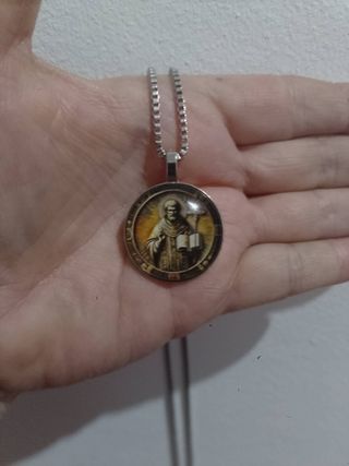 Collar San Benito 60cm Plata