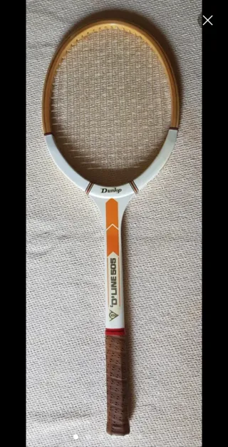 Raqueta de tenis Vintage Dunlop "D" Line 505