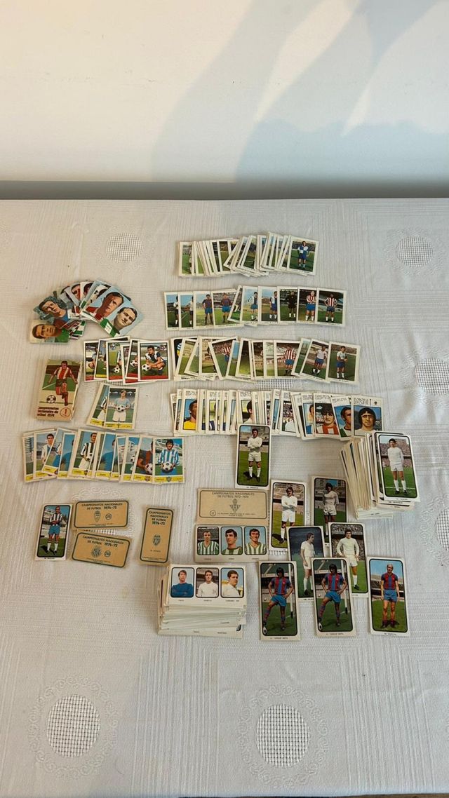 350 Cromos Fútbol Colección 1970-1974